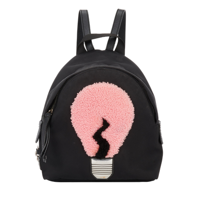 Light Bulb Backpack, front view